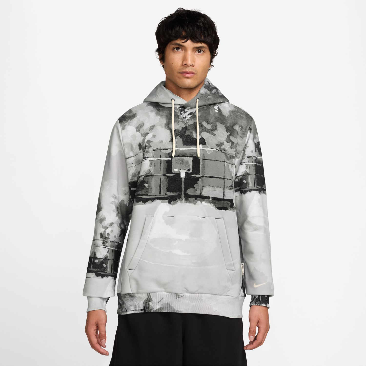 Mikina Nike Standard Issue Therma-FIT Pullover Basketball Hoodie Šedá | HV3516-068, 0