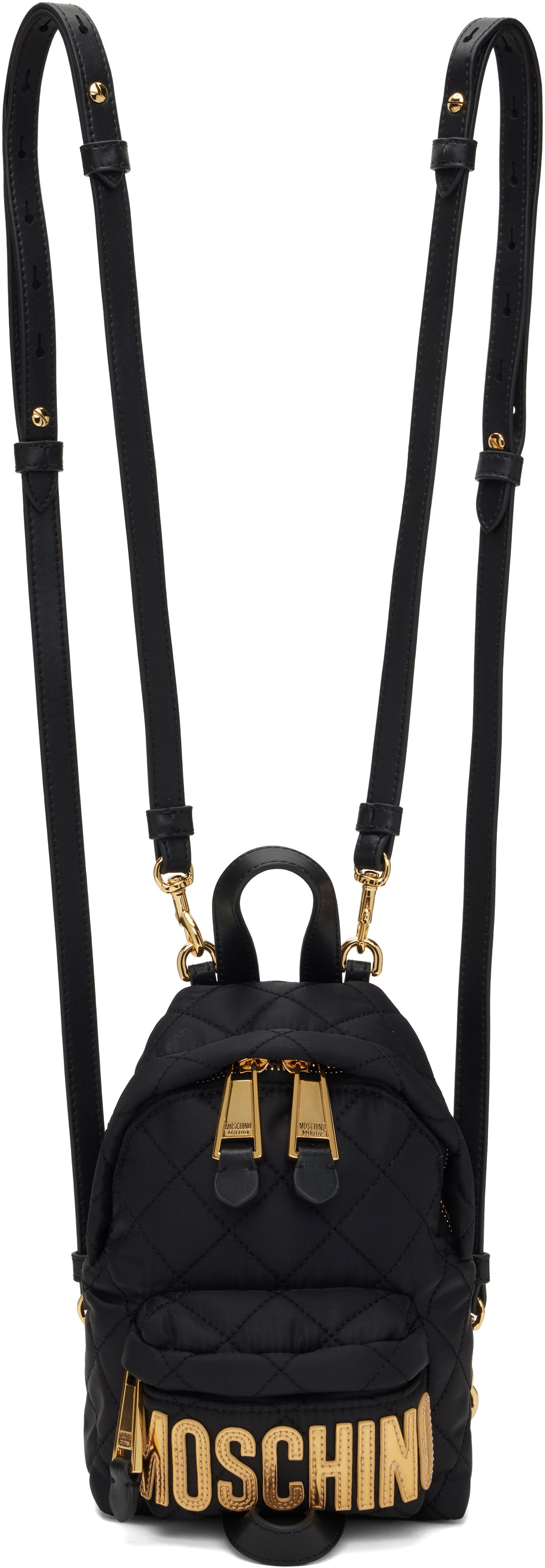 Moschino Quilted Mini Backpack