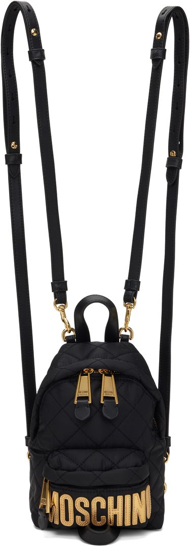 Batoh Moschino Moschino Quilted Mini Backpack Čierna | MC4601PP1M 251MOO11 00B, 0