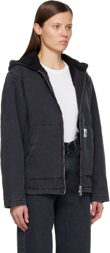 Bomber bunda Carhartt WIP Work In Progress Hooded Mitch Bomber Jacket Čierna | I036317 890J, 1