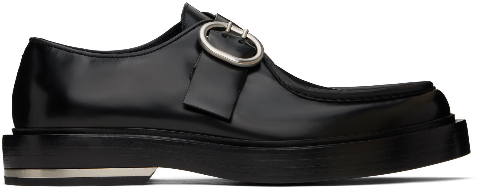 Jil Sander Leather Platform Loafers