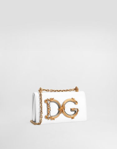 Kabelka Dolce & Gabbana DG Girls Smooth Calfskin Phone Mini Clutch Bag Biela | BI1416AW07080002, 2