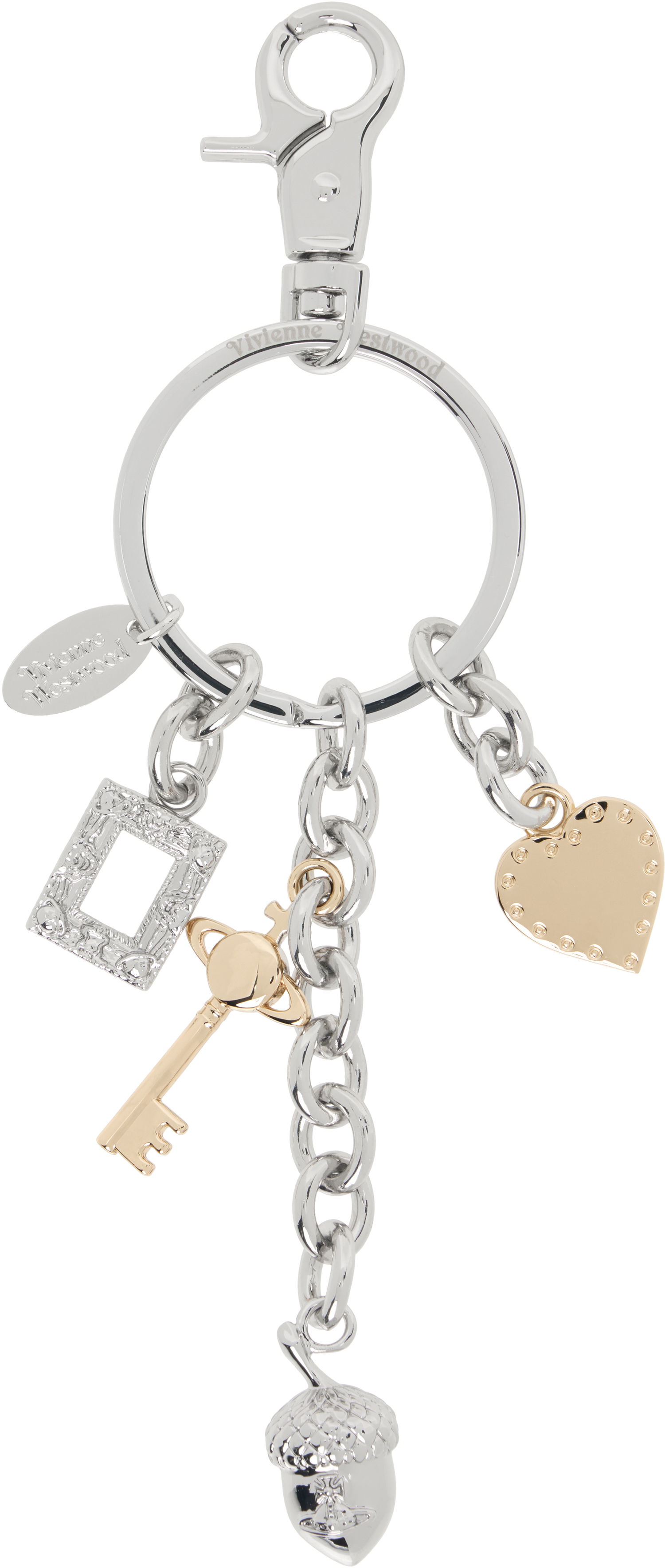 Kľúčenka Vivienne Westwood Vivienne Westwood Multi Charm Keychain Metalická | 8203012BU-OM001F-, 0