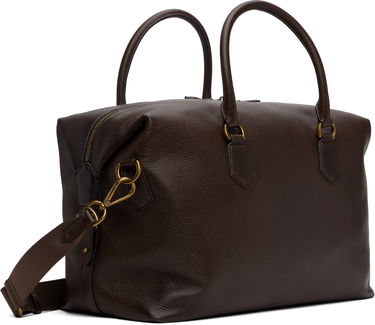 Cestovná taška Polo by Ralph Lauren Polo Ralph Lauren Pebbled Leather Duffle Bag Hnedá | 405962459002, 2
