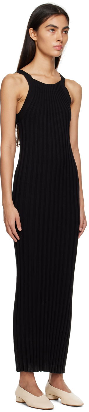 Šaty Loulou de Saison Loulou de Saison Otama Midi Dress Čierna | OTAMA, 1