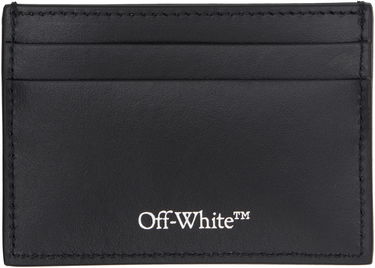 Peňaženka Off-White Off-White Jitney Quote Leather Card Holder Čierna | OMND09FC99LEA0011001, 1