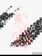 Dolce & Gabbana Rose Print Fit-and-Flare Dress