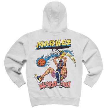 Mikina MARKET Slam Dunk Sketch Hoodie Šedá | 397000197/0016, 1
