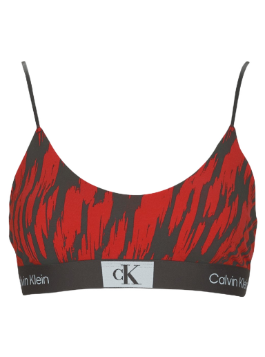 Podprsenka CALVIN KLEIN UNLINED BRALETTE Červená | 000QF7216E-ACN