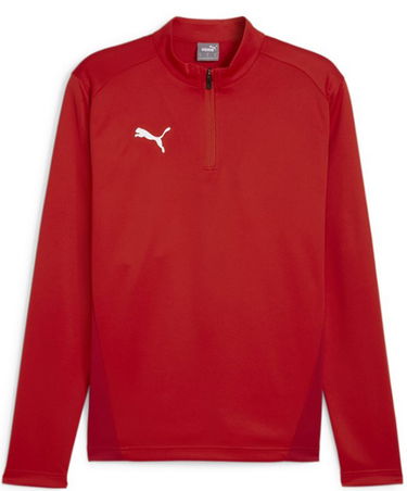 Mikina Puma teamGOAL Training 1/4 Zip Sweatshirt Červená | 658629-01, 0