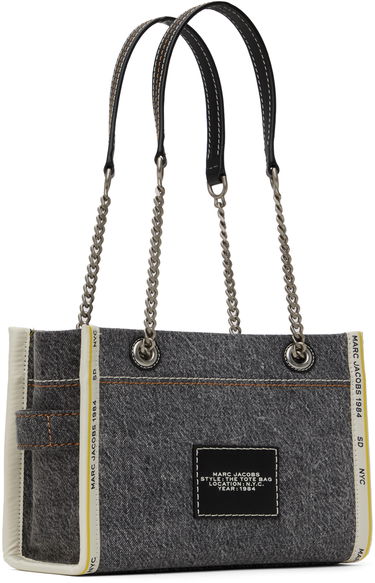 Tote bag Marc Jacobs Marc Jacobs 'The Denim Chain Small' Tote Bag Šedá | 2F4HTT029H05, 2