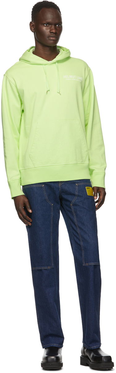 Mikina Helmut Lang Standard Hoodie Zelené | K04DM514, 3