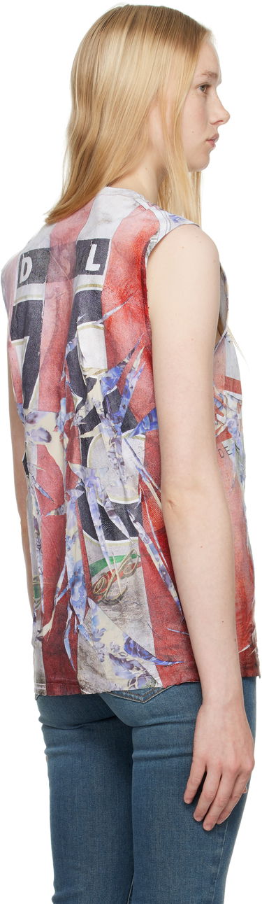 Tielko Diesel Diesel T-Per-Stripe Graphic Print Tank Top Rôznofarebný | A18700 0SKBT, 2