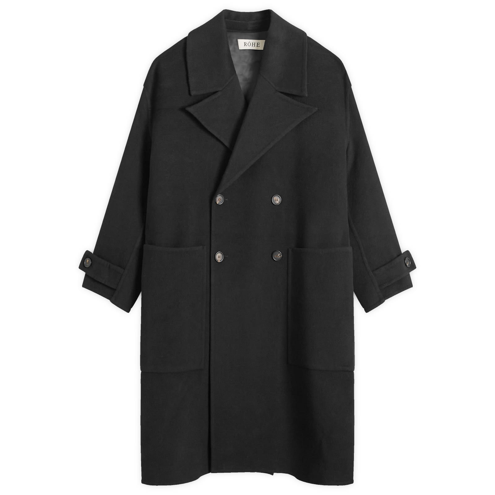 Double Faced Wool Trench Coat