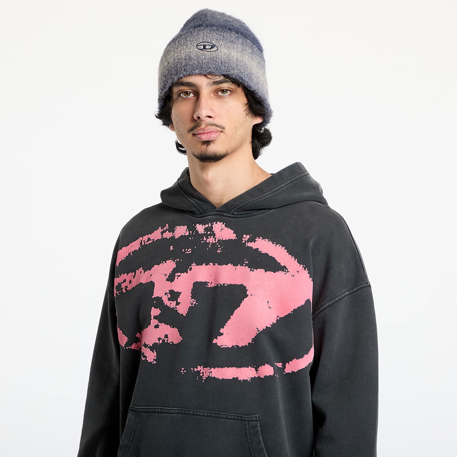Mikina Diesel Diesel S-Boxt-Hood-R10 Hoodie Čierna | A16913_0TKAC Black, 1