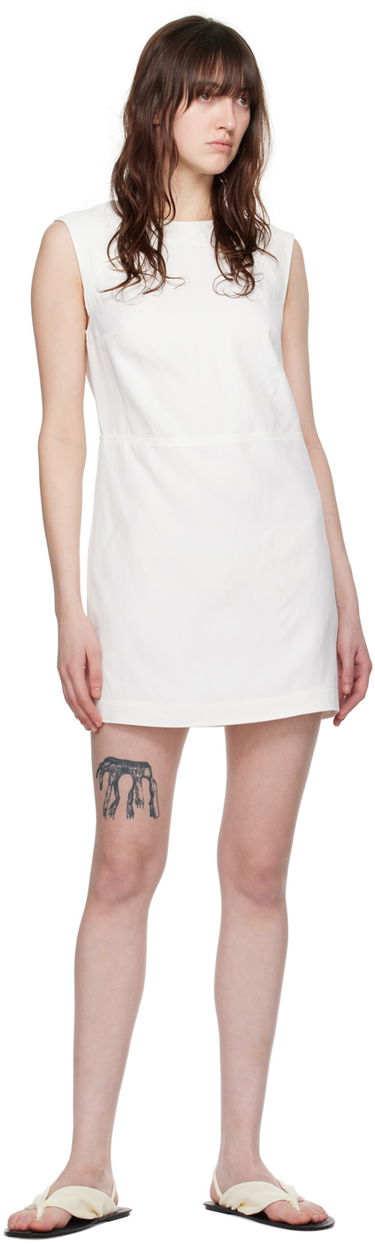 Šaty Loulou de Saison Loulou de Saison Hoya Minidress Biela | HOYA, 3