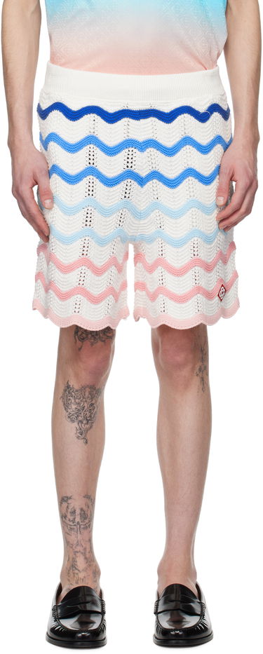 Šortky Casablanca Casablanca Gradient Wave Crochet Shorts Rôznofarebný | MPS25-KW-849-01, 0