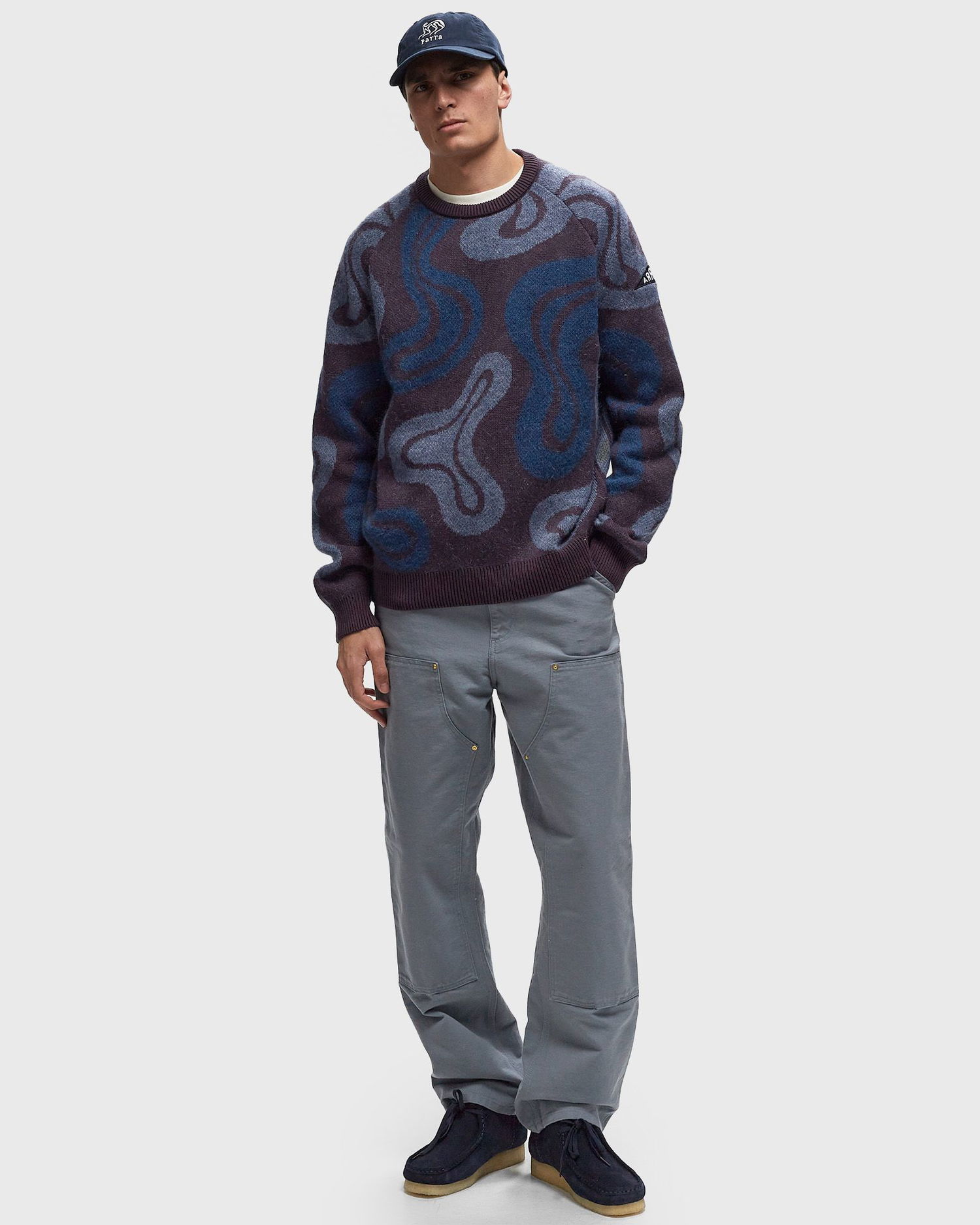 Sveter By Parra Lava Lamp Knitted Pullover Modrá | 52415, 1