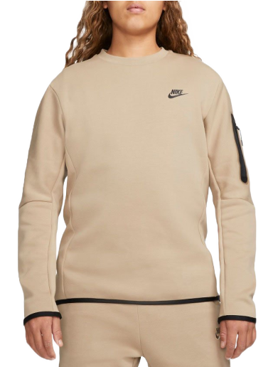 Mikina Nike Sportswear Tech Fleece Crew Sweatshirt Béžová | cu4505-247