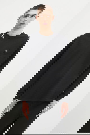 Tričko AAPE by A Bathing Ape AAPE Now Long Sleeve T-Shirt Čierna | AAPLTM1607XXN, 0