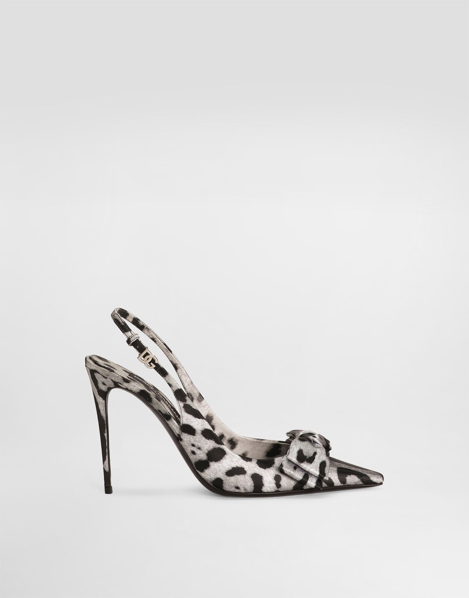 Tenisky a topánky Dolce & Gabbana Leopard-Print Satin Slingbacks with Bow Detail Rôznofarebný | CG0844A6Q83HI13N, 0