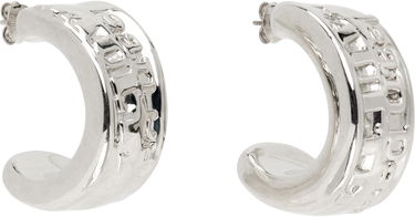 Náušnice Jean Paul Gaultier Jean Paul Gaultier Silver 'The Logo' Earrings Metalická | 25/03-W-JW003-X053-91, 1