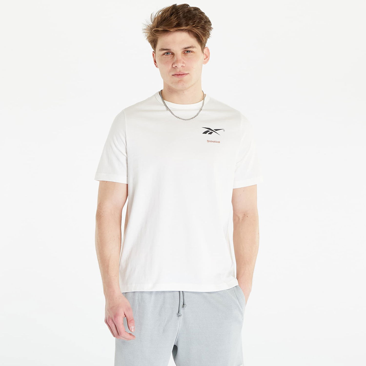 Tričko Reebok Basketball Ct Tee Biela | HN5804, 1