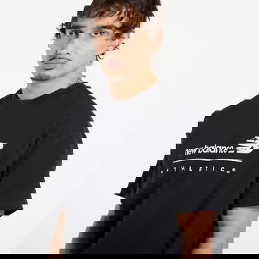 Tričko New Balance Linear Graphic T-Shirt Čierna | MT53525BK, 1