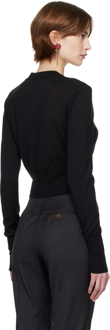 Sveter Vivienne Westwood Vivienne Westwood Bea Cropped Cardigan Čierna | 1803002U-Y001A-, 2