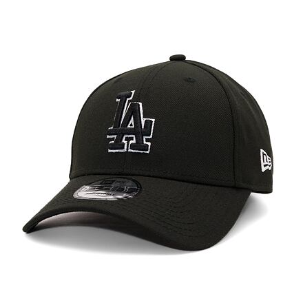 Šiltovka New Era 9FORTY MLB Pop Outline Los Angeles Dodgers - Black / White One Size Čierna | 60471464, 0
