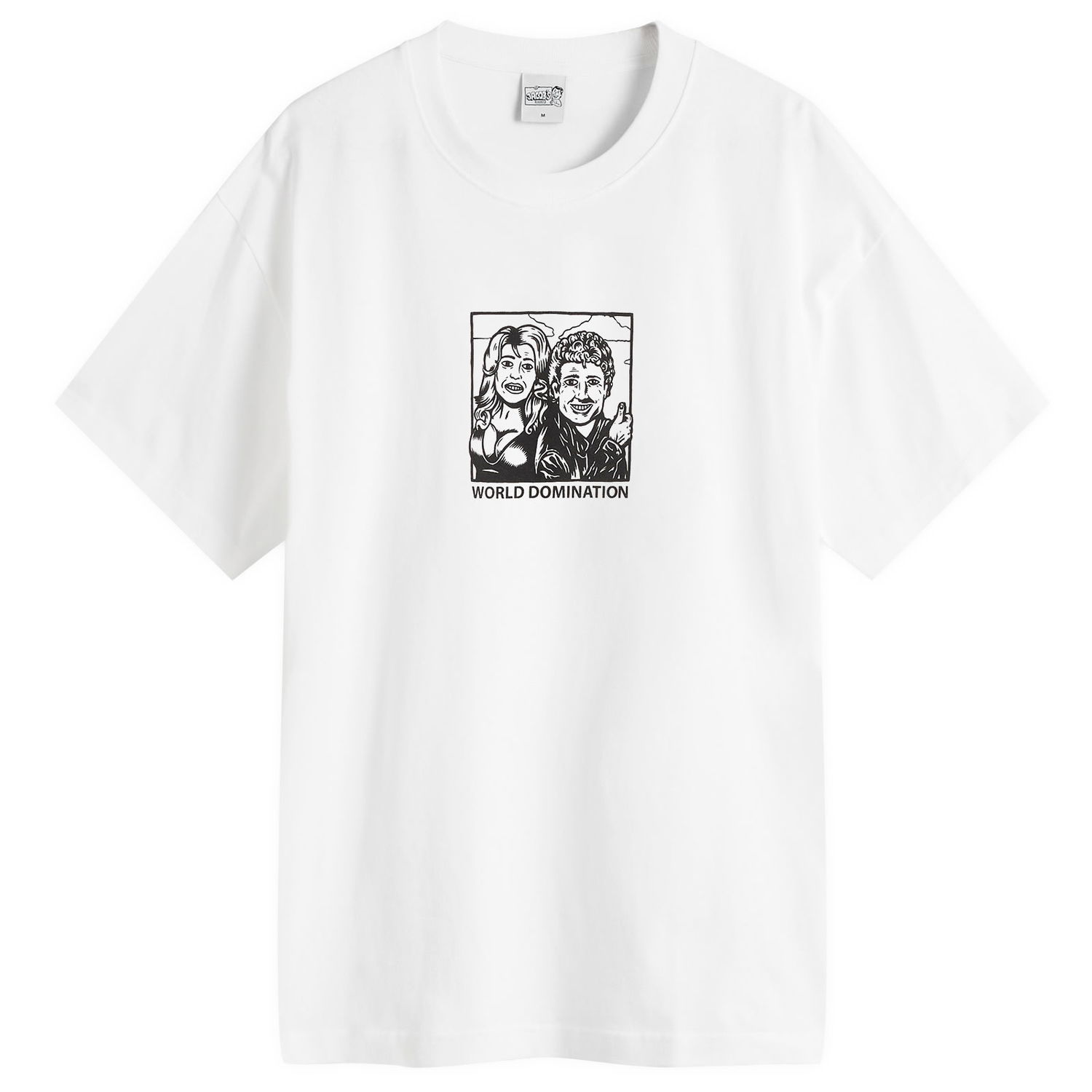 Tričko Polar Skate Co. Polar Skate Co. World Domination T-Shirt, Large Biela | PSC-SP25-27, 1