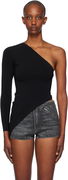 Alexander Wang Asymmetric Long Sleeve Top