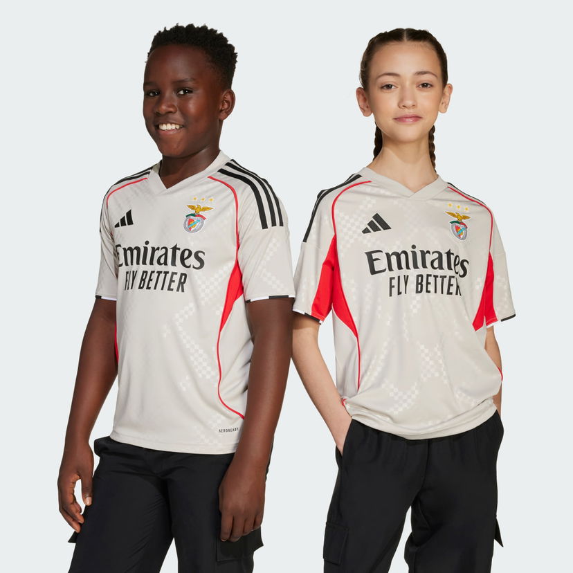 Dres adidas Performance Benfica Youth Away Patterned Jersey 25/26 Béžová | JN9947
