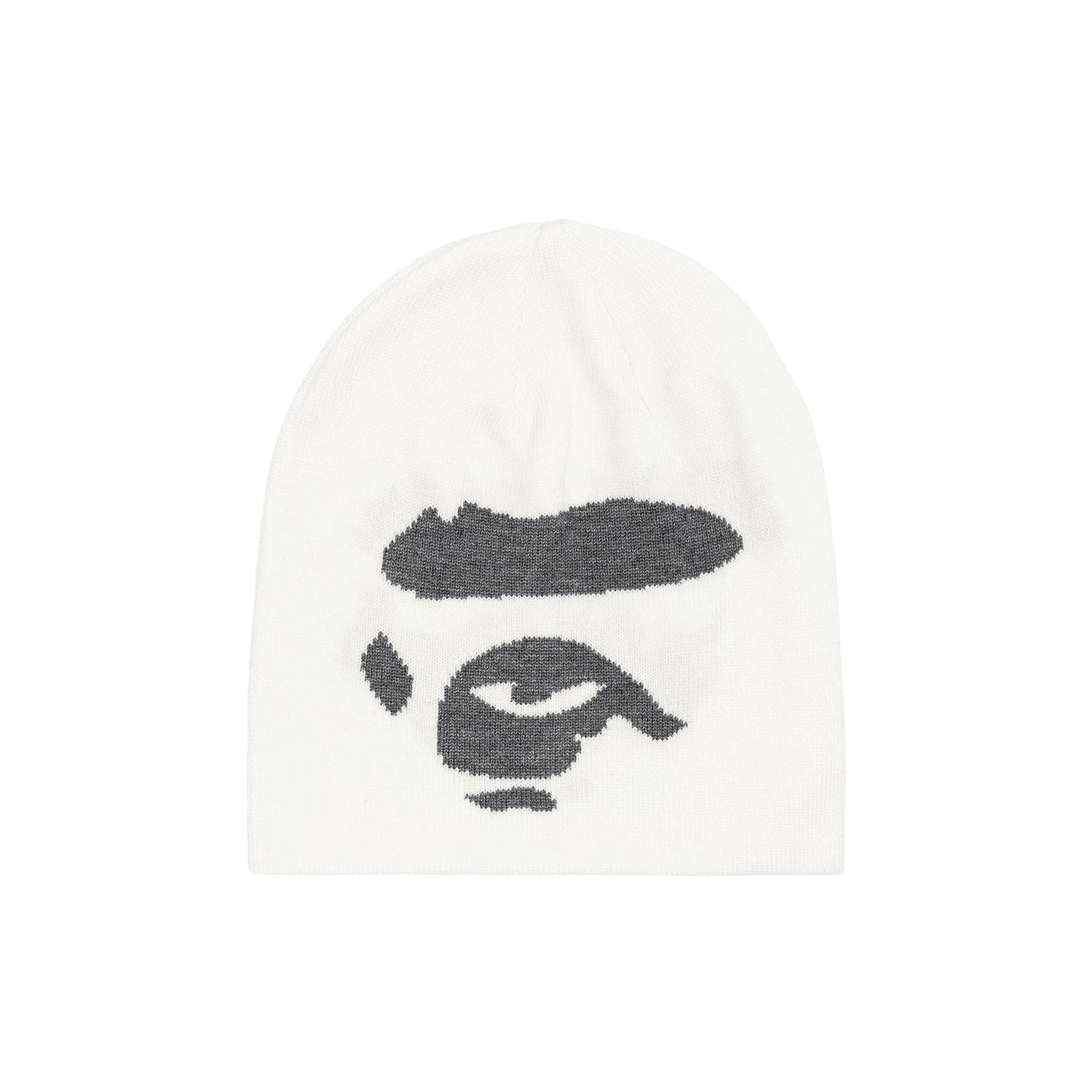 Kulicha BAPE Ape Face Knit Beanie Biela | 1G80 180 015 WHITE, 0