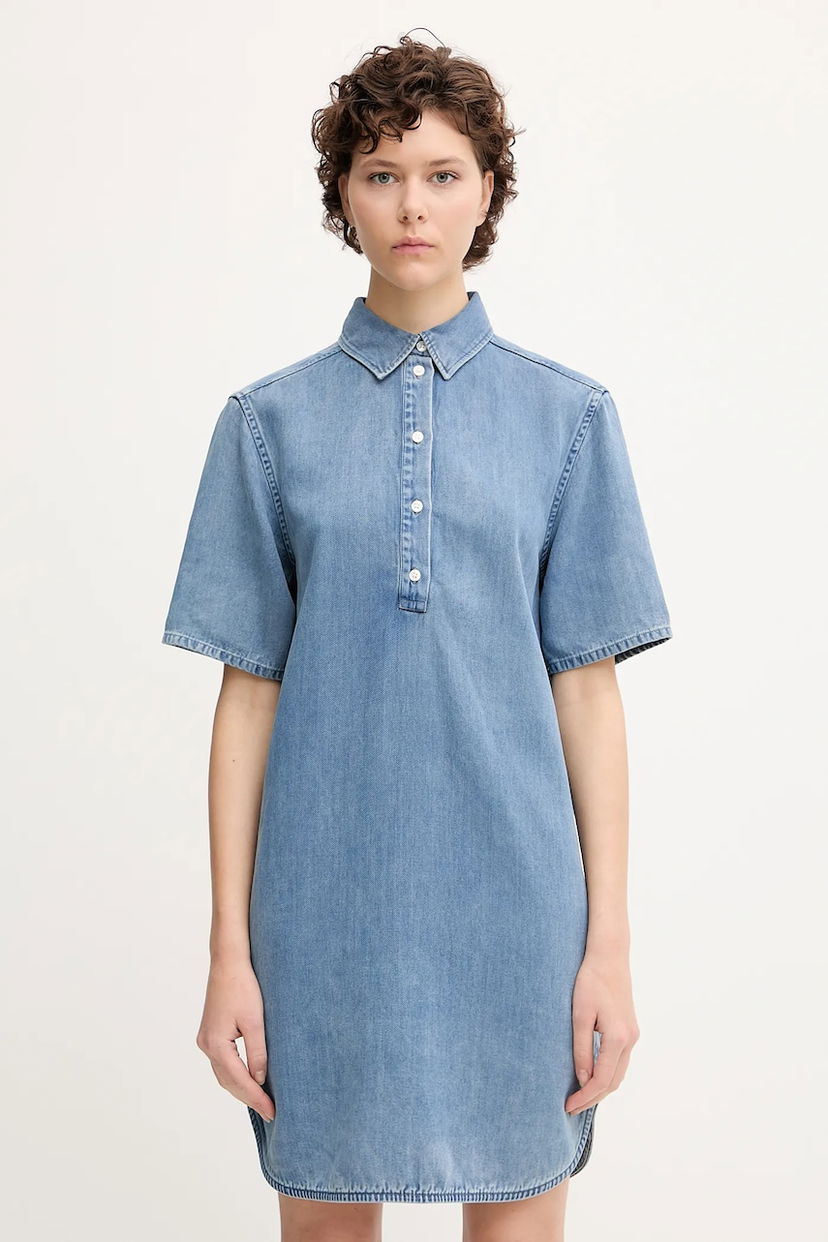 Šaty Samsoe Samsoe Samsoe Samsoe SATONE Mini Dress Modrá | F25200172