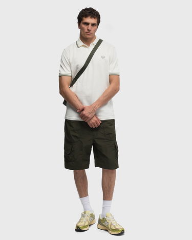 Polo tričko Fred Perry Fred Perry Twin Tipped Polo Shirt Biela | M3600-Y54, 2