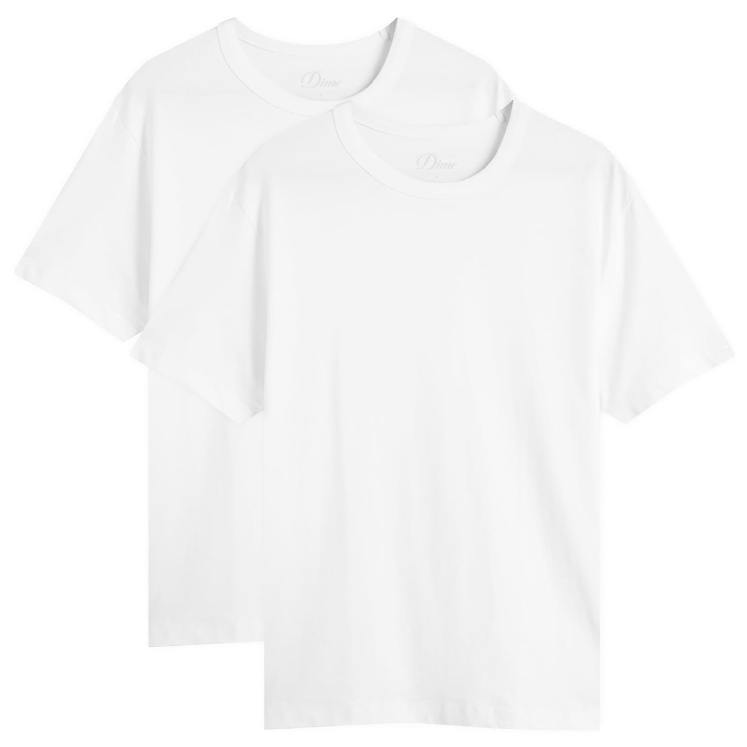 Tričko Dime Dime Classic 2 Pack T-Shirts, Size Large Biela | DIMEFA2537WHT, 1