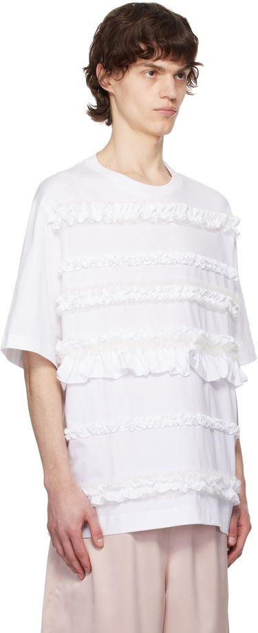 Tričko Simone Rocha Simone Rocha Ruffle Frill T-Shirt Čierna | 5325 0553, 4