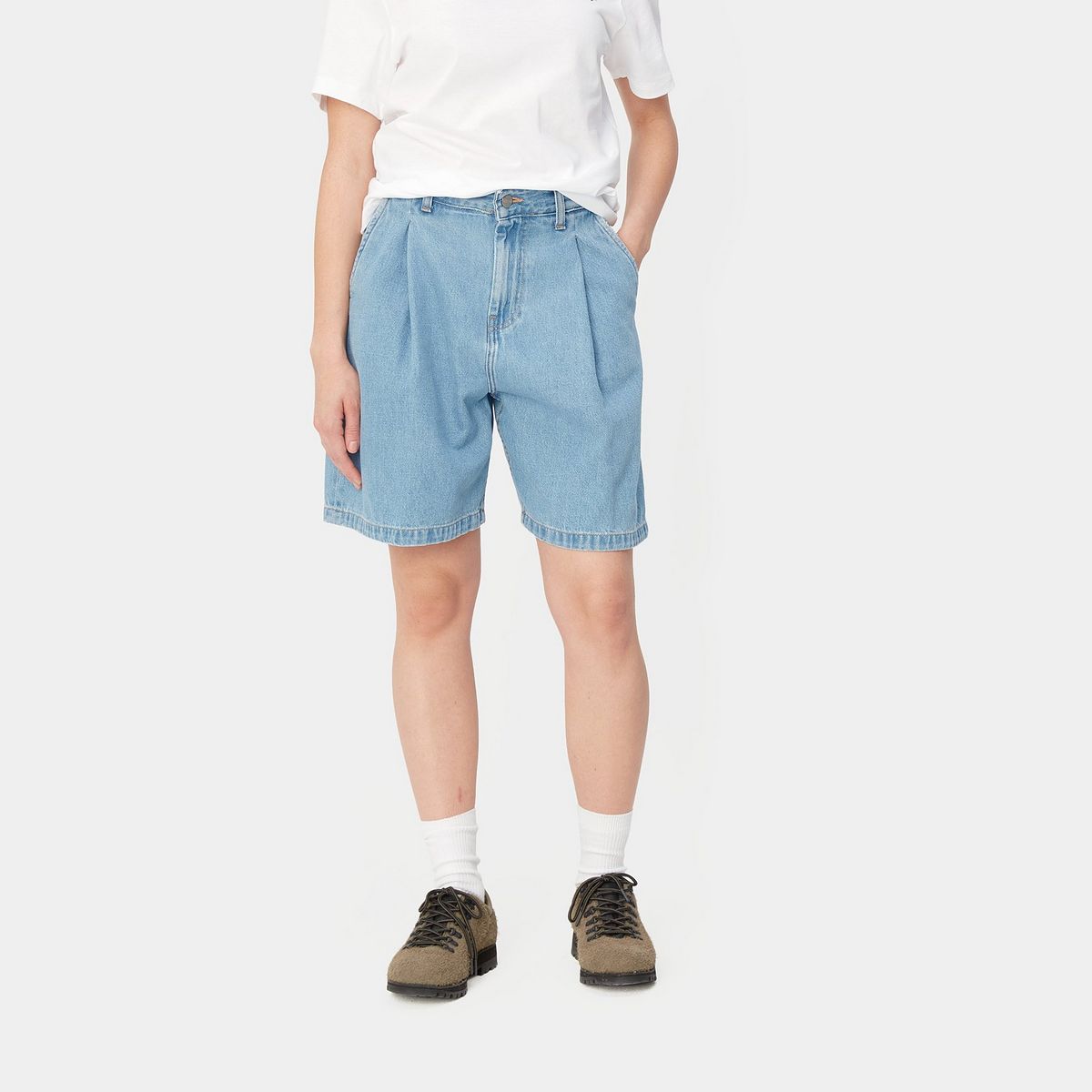 Šortky Carhartt WIP Alta Short Modrá | I033345_01_12, 1