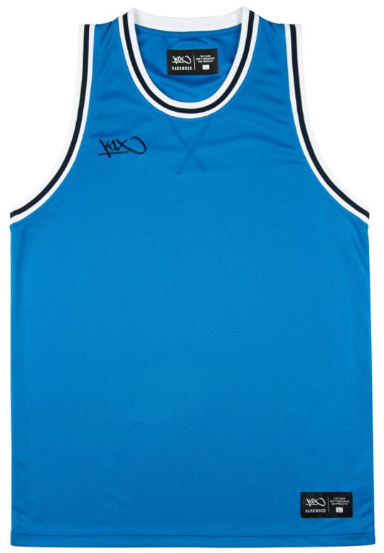 Tielko K1X K1X Hardwood Double X Basketball Jersey Modrá | 72000008-4557