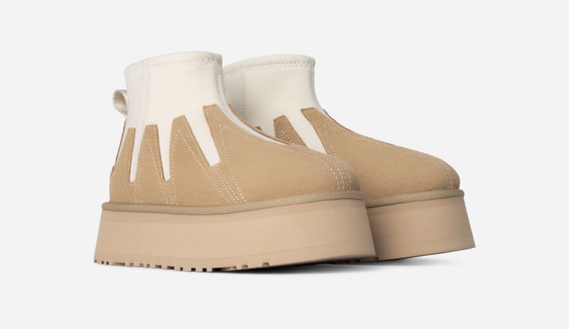 Tenisky a topánky UGG UGG D Classic Mini Dipper Sunwave Boots Béžová | 1167591-MDSD, 1