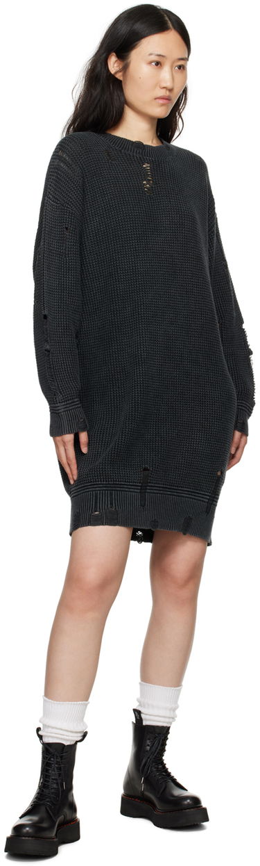 Šaty R13 R13 Oversized Distressed Sweater Dress Šedá | R13WY242-Y054B, 3