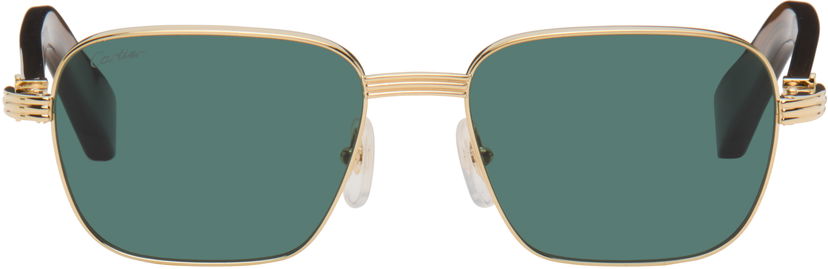 Slnečné okuliare Cartier Première de Cartier Rectangle Frame Sunglasses Metalická | CT0538S-002