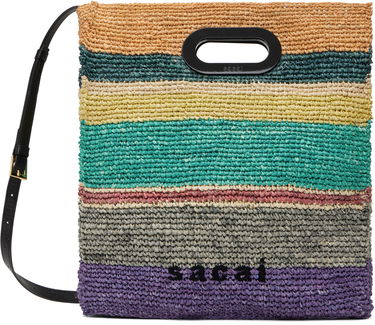 Tote bag sacai Sacai Raffia New Shopper Medium Bag Rôznofarebný | S148-01, 0
