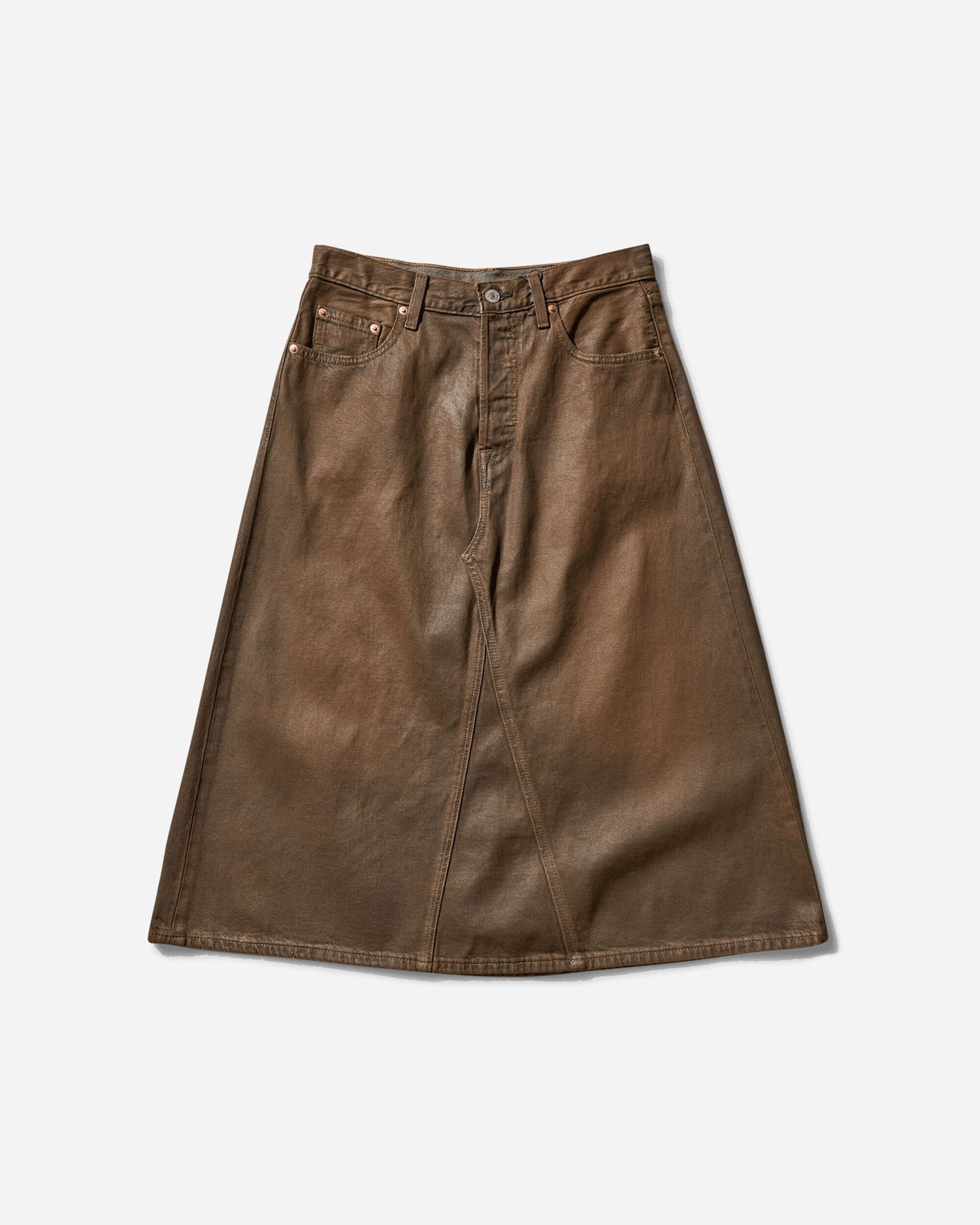 Sukňa Levi's Pay Day A-Line Skirt Hnedá | A9316 0006, 0