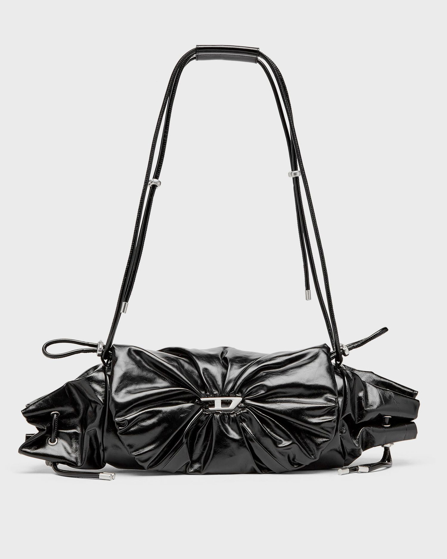 Taška cez rameno Diesel Shoulder Bag Scrunch-D Čierna | X10182-P1003-T8013, 0