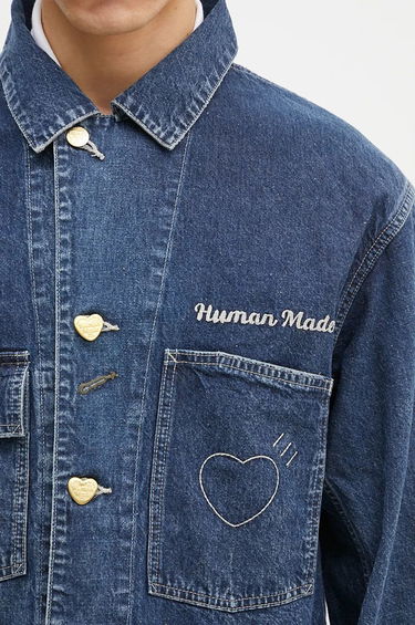 Košeľa Human Made Denim Coverall Jacket Modrá | HM28JK002, 3