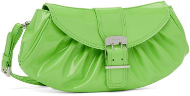 Kabelka BY FAR BY FAR Glami Ruched Clutch Zelené | 23CRGLAUFRGPMED, 1