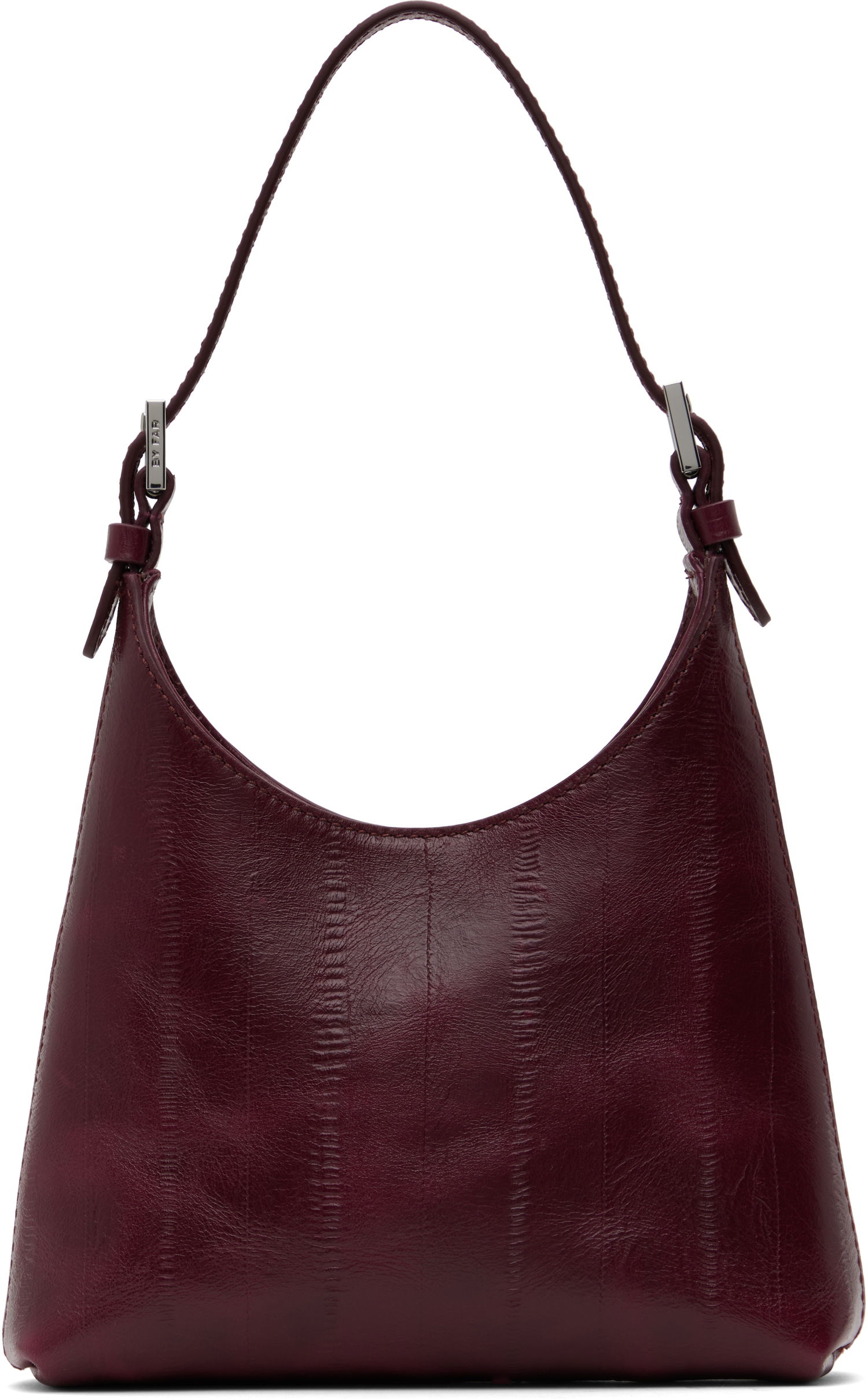 Taška cez rameno BY FAR BY FAR Baby Camryn Shoulder Bag Vínová | MWBTH031CL036RD028PL, 0