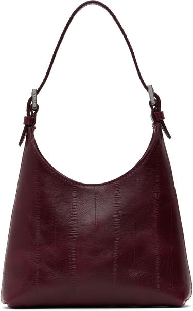 Taška cez rameno BY FAR BY FAR Baby Camryn Shoulder Bag Vínová | MWBTH031CL036RD028PL, 0